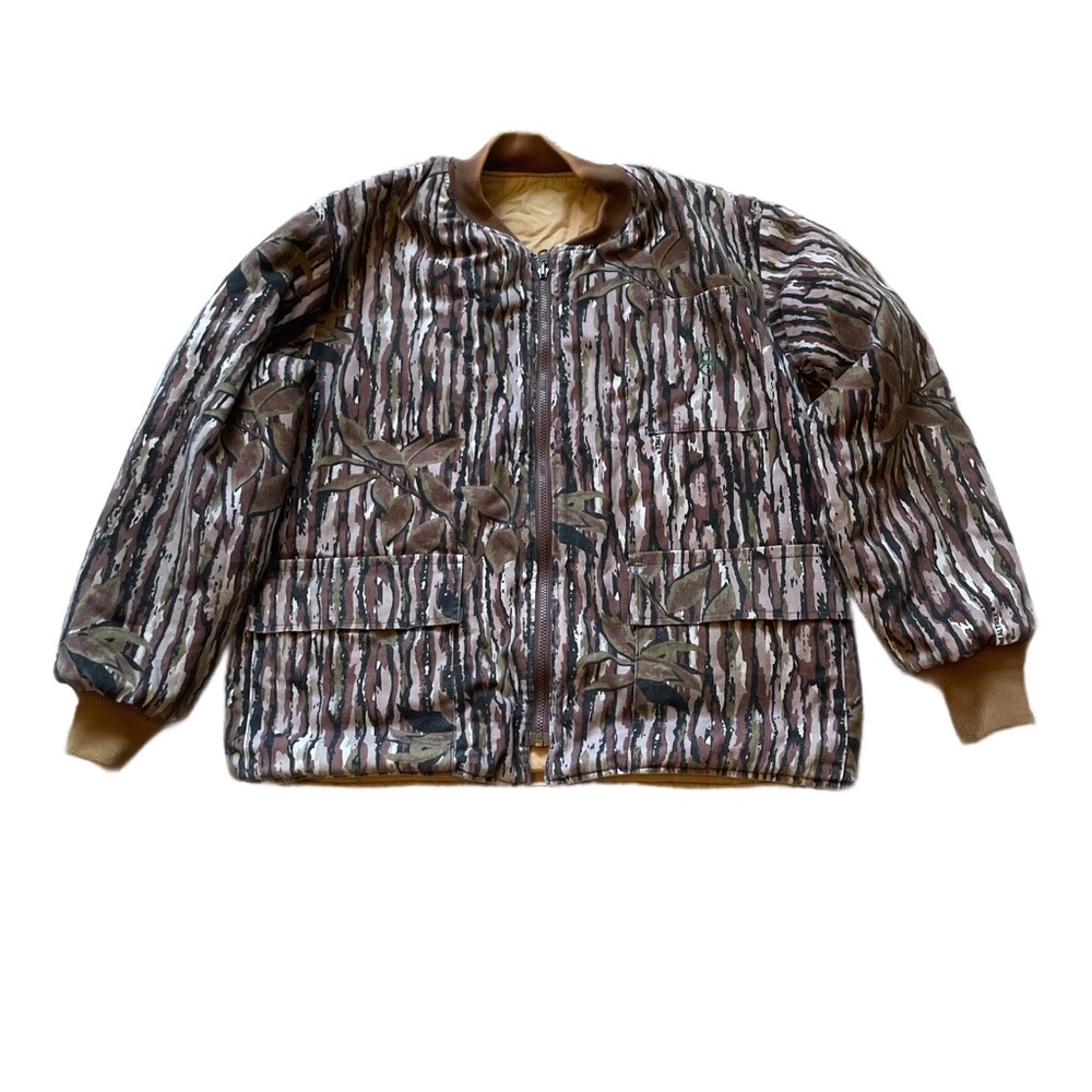Vintage Camo Reversible Bomber Jacket